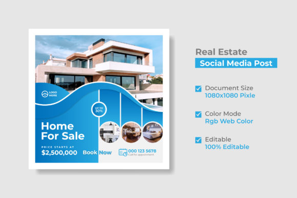 Download Real Estate Social Media Post Template - Social media post Collection