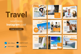 Download Travel Social Media Post - Orange Color - Social media post Collection