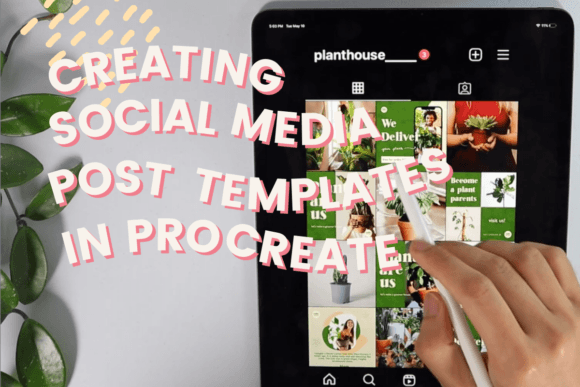 Download Creating Social Media Post Templates in Procreate - Social media post Collection
