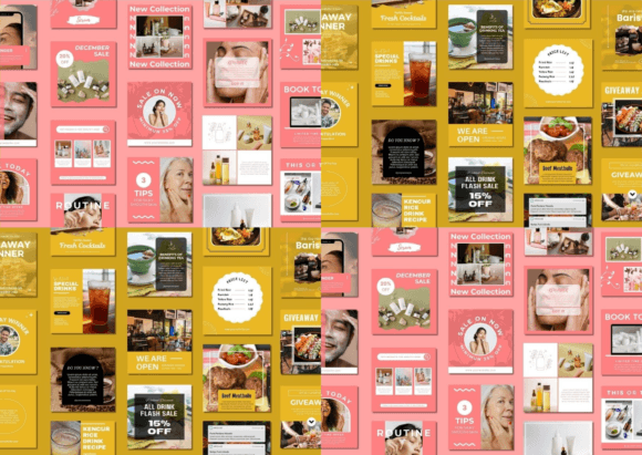 Download 120 Social Media Canva Templates Bundle - Social media canva Collection