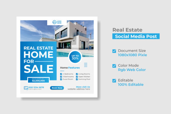 Download Real Estate Social Media Post Design - Social media post Collection