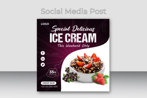 Download Ice Cream Social Media Post Design - Social media post Collection