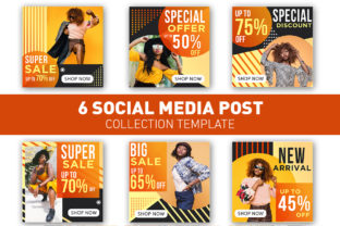 Download Social Media Post Orange Modern Template - Social media post Collection