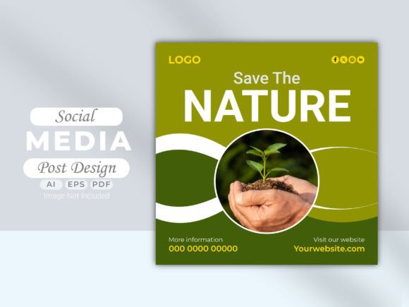 Download Saving Nature Social Media Post - Social media post Collection